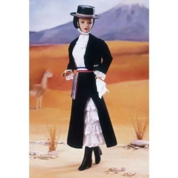 BARBIE Chilean Doll - Dolls of World Series Collector Edition 1997 By Mattel - Picture 7 of 7